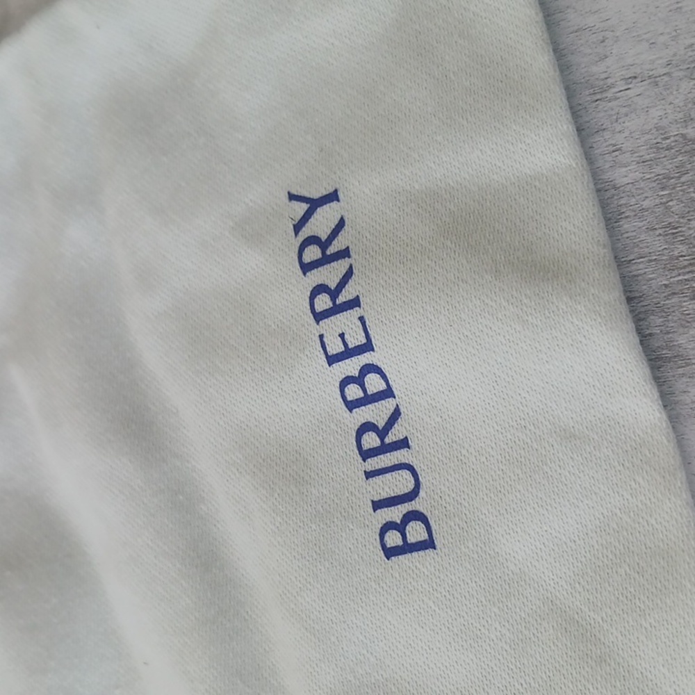 Burberry Authentic Mint Drawstring Pouch Small Du… - image 8